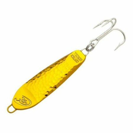 COTTON CORDELL 0.5 oz Gold Hammered Spoon Fishing Lure, 2PK K7012G